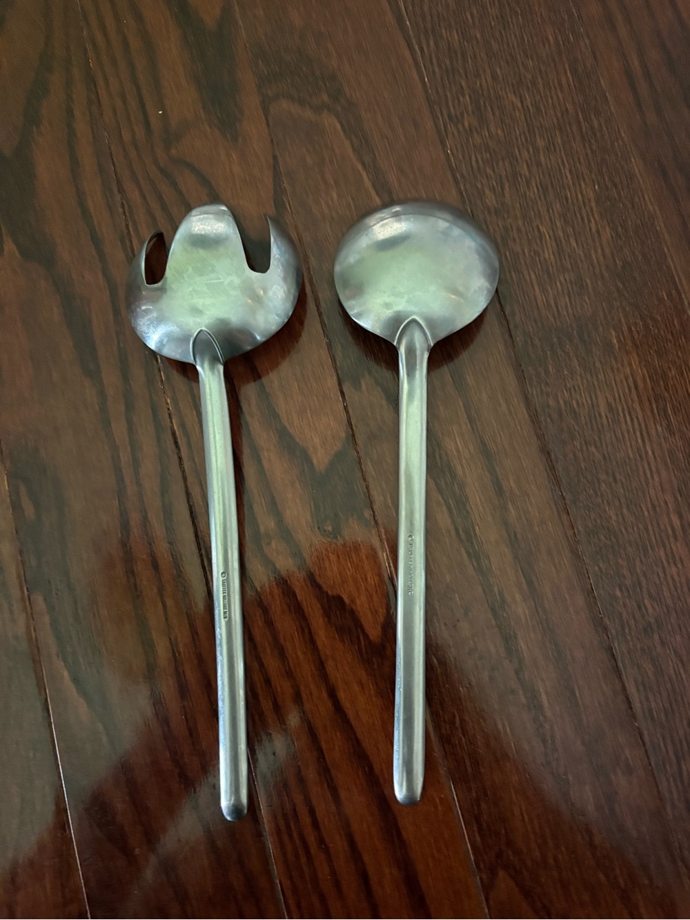 Vintage Lauffer Holland Stainless Steel Salad Serving - Picture 2 of 3